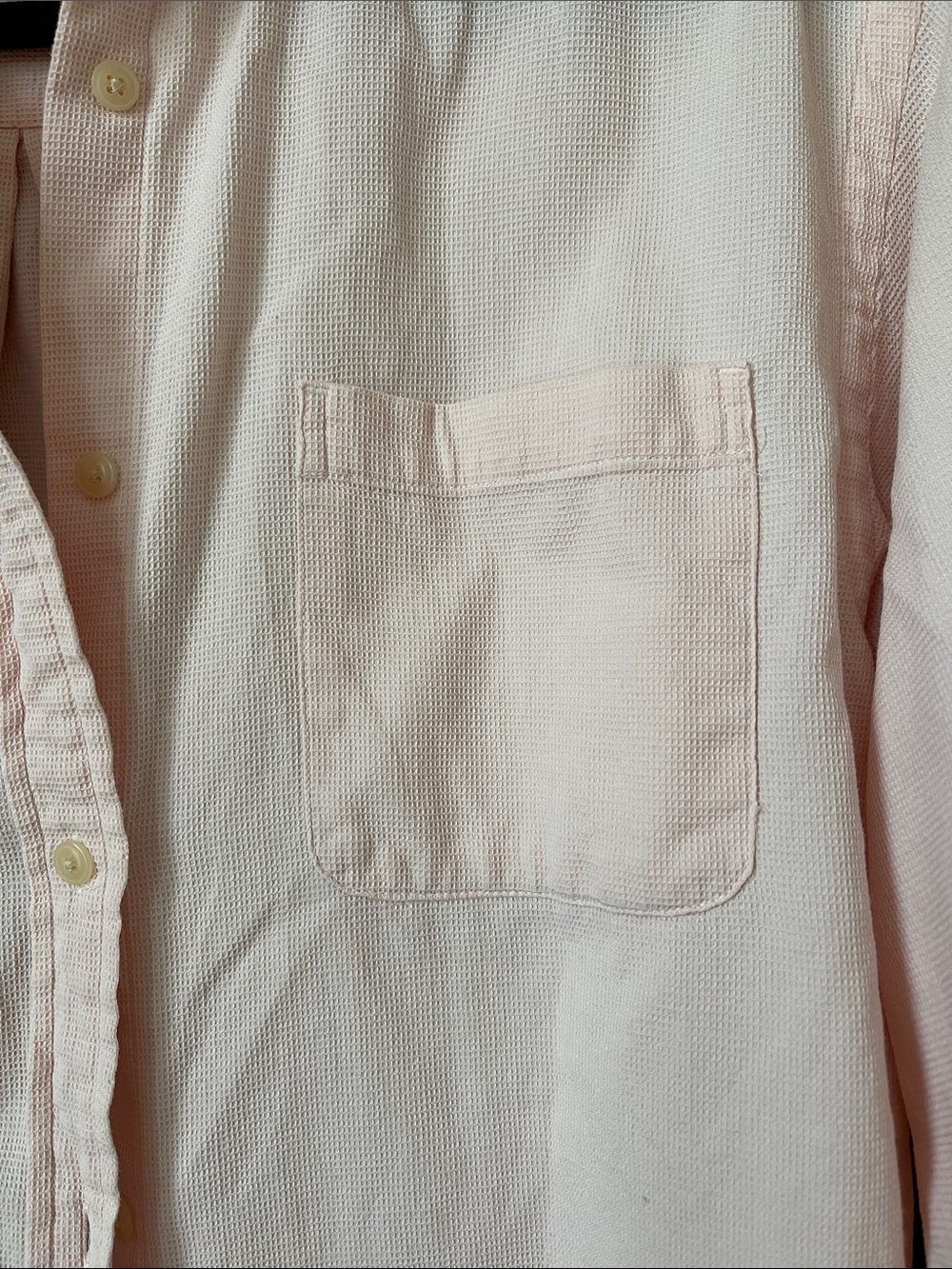 Vintage Eddie Bauer Light Pink Women’s Button Up Shirt - Picture 3 of 3
